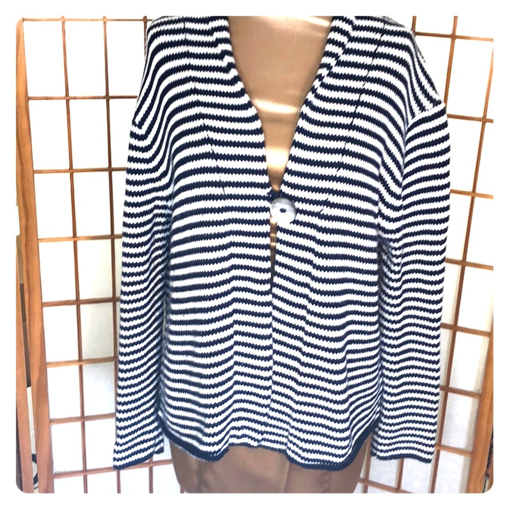 Cotton Sweater- one button